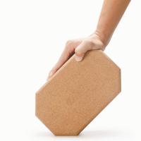 OEM ergonômico do projeto de Cork Yoga Block Brick Recycled da aptidão natural octogonal