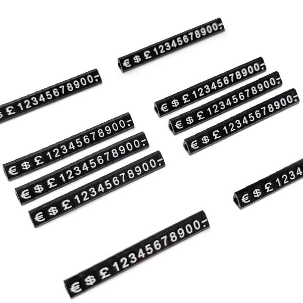 Elegant Professional High-end Triangular Mini Price Tag Cubes for Jewelry Display