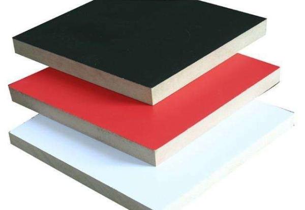 Waterproof Hardwood Decorative MDF Board / Construction Wood Veneer MDF Panels