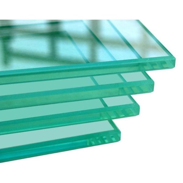 High Demand Physically Tempered Clear and Black Tempered Glass TV Stand for TVs