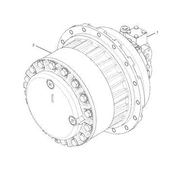 318C 320C экскаватор финальный привод, 216-0044 215-9954 TQ путевой двигатель