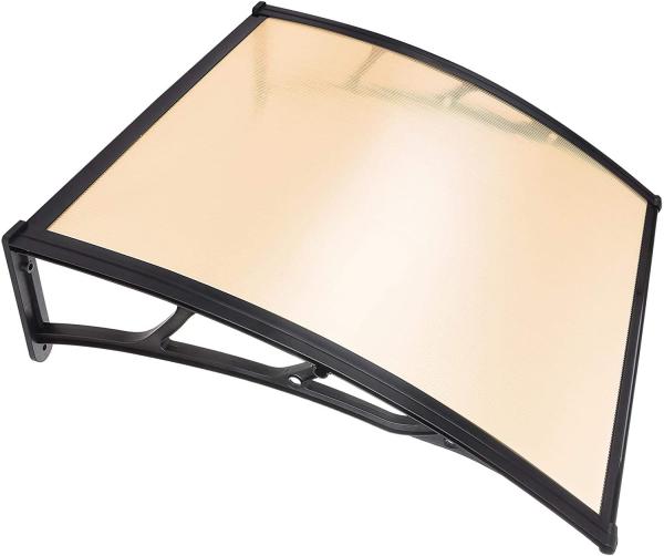 60x80CM Durable Window Awning Waterproof Door Window Awning Canopy Clear Rain Cover Outdoor Sun Shade Shelter