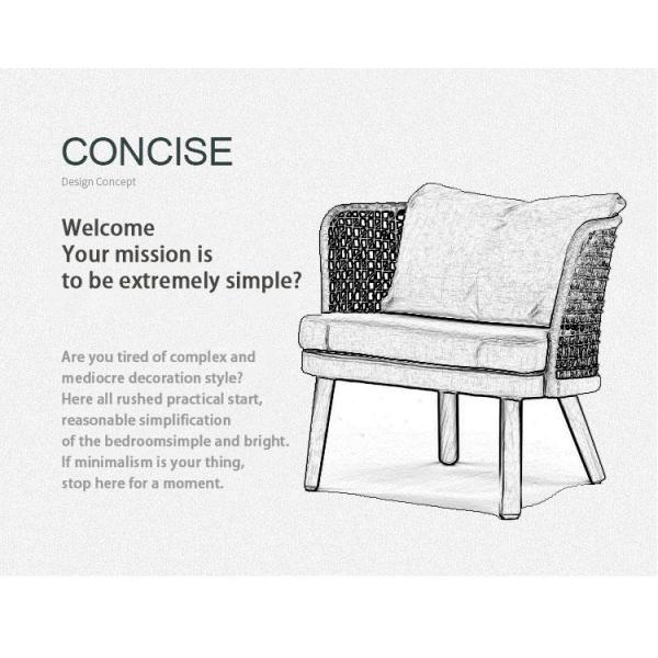 SF-16 Brown Outdoor Dining Furniture Combination Garden Sofa Set