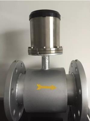 Waterproof Battery Operated Electromagnetic Flow Meter Explosion Proof Long Life Time