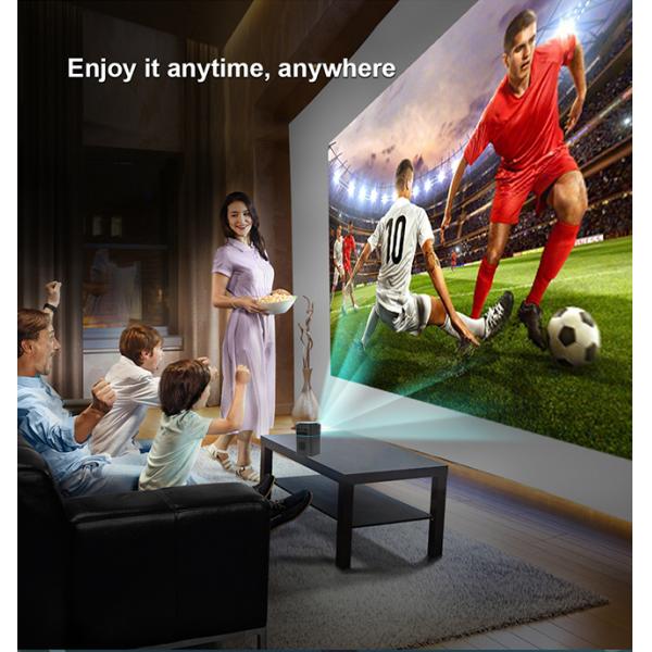 100 ANSI Lumens Smart Mini DLP Projector 480p With Touch Screen Android 9.0 SP19