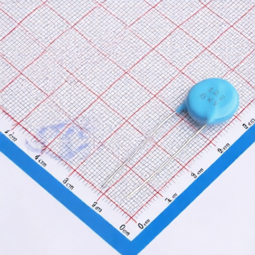 High Voltage Capacitor 6KV Ceramic Disc HVC HVC-6KV-D15-F10-222K 2200PF Y5T Dielectric Bulk Packaging
