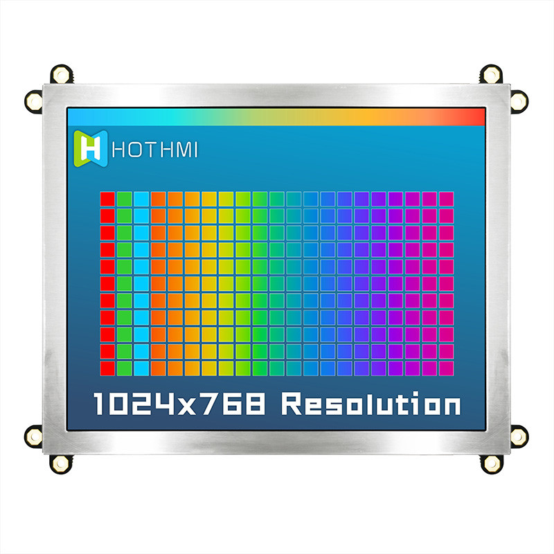 8 дюймовый HI TFT LCD 1024x768 Читаемый солнечным светом для промышленных дисплеев