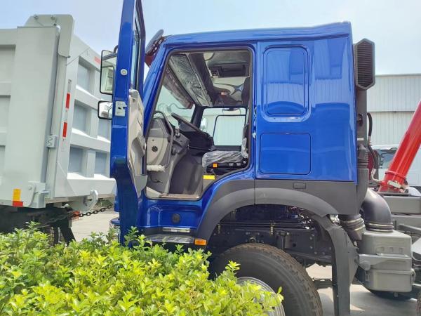 400HP Low Fuel Consumption HOWO Blue Tipper Dump Truck RHD 6×4 12wheels High Horsepower