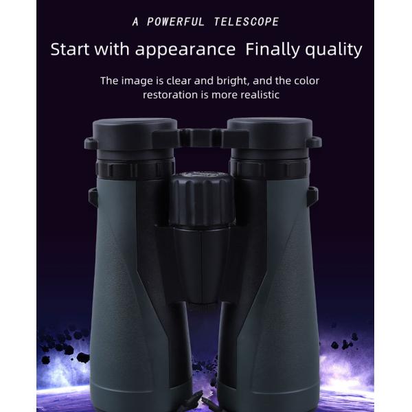 Kunguang 12x50 ED Glass Binoculars Adult Travel Starscope Monocular 12x50 Portable Wide Angle