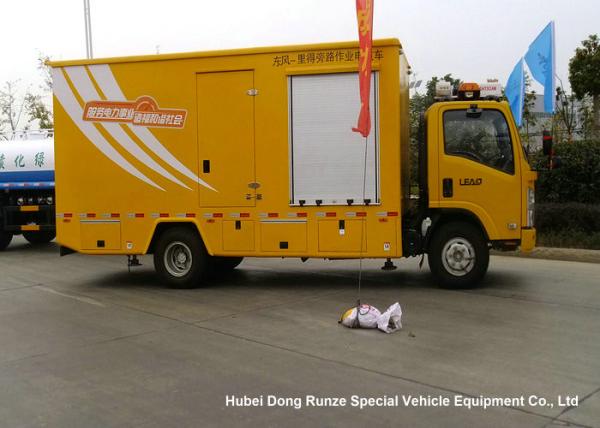  ISUZU Mobile Generator Truck For Emergency Power Supply 200kw 50hz 3 Phase 220V Unit