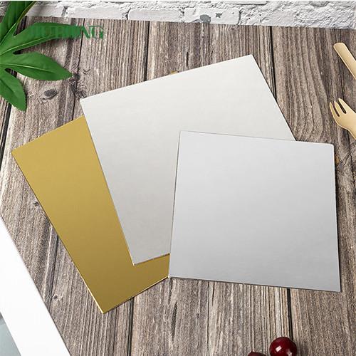 Waterproof Disposable Cake Board Corrugated Paper Square Grey Cement Board