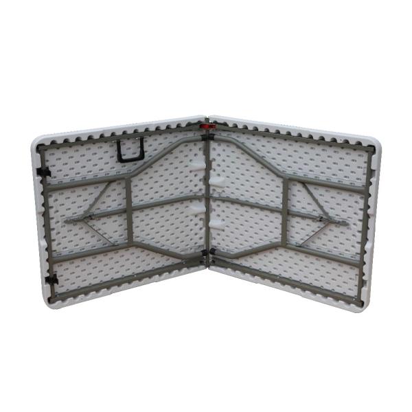 Белая конюшня отлитая в форму дуновением портативная пластиковая складного столика стула на открытом воздухе 8ft 240cm