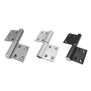 Door Heavy Duty Aluminum Hinge White For Fast Proofing 0-180 Degree Opening