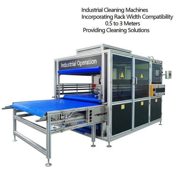 Industrial Cleaning Machine with 0.5 to 3 Meters Rack Width Compatibility and High-strength Steel Corrosion-resistant Components for Automatic or Manual Control