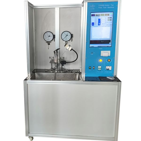 EN817 Water Tap Flow Tester - PLC Controlled Faucet Flow Rate Testing Equipment with Thermal Printer & 304 Stainless Steel Construction