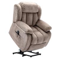 Cadeira de reclinação idosa Sofa Customized Flannelette da massagem completa elétrica do corpo