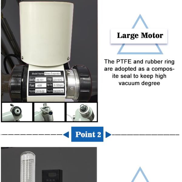 Цена роторного испарителя вакуума Rotovap 5L 10L 20L 50L оборудования выгонки Китая