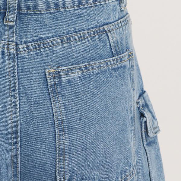 Cotton Denim Oversized Hiphop Embroiled Baggy Loose Men's Jeans for Sustainable Style