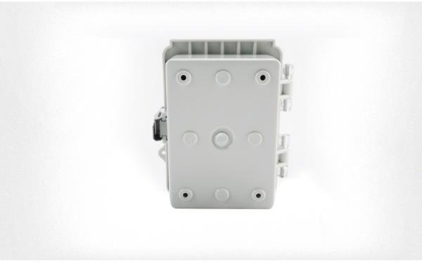 120x90x70mm Hinged Cover Stainless Steel Latch Waterproof Plastic Enclosure Includes Mounting Plate and Wall Bracket
