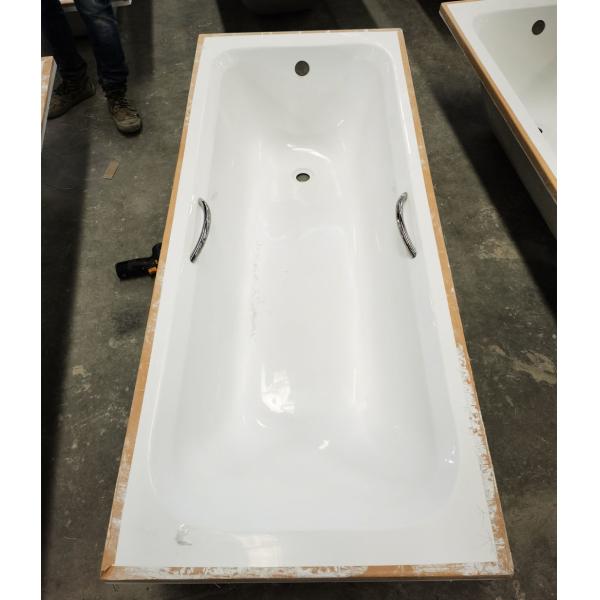 Rectangle Acrylic Bathtub with Handles and Color Africa Simple Drop Built-in Structure