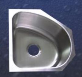 Dissipador de aço inoxidável da bacia de Undermount do revestimento do cetim o único, encurrala o único grande dissipador de 18 polegadas