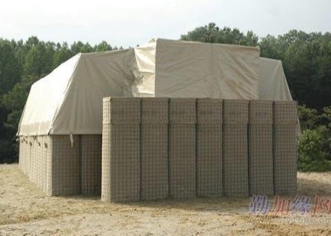o fio de Galfan da parede da explosão da barreira de 6mm Hesco soldou a luta contra a erosão de 50*50 milímetro