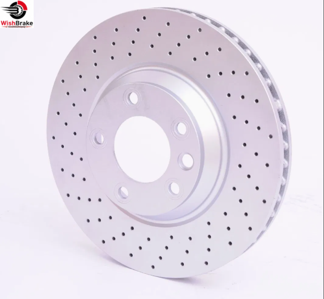 Custom Drilled & Slotted Works Modified Brake Discs For Racing Car Brake System Parts Slotted And Drilled Disc Brake Rotor For Toyota Camry OEM 4351206060 High-Quality Car Brake Disc