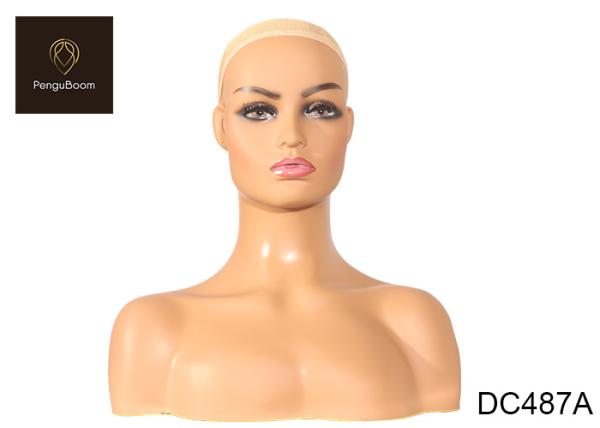 Shopwindow Plus Size African American Mannequin Head For Hat Display
