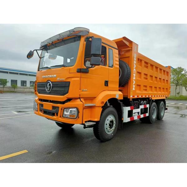 Euro V Heavy Dump Truck SHACMAN H3000 Diesel Tipper Truck 6x4 375HP Yellow
