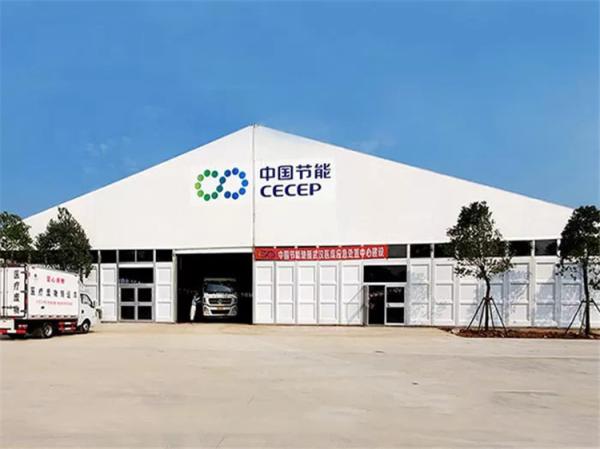 Fire Retardant 30mX60m Big Outdoor Tent With PVC Door