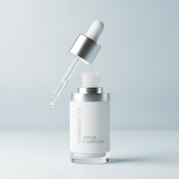 30ml PP Medical-Grade Airless Dropper Bottle with Freshness-Locking Design for Serum and Skincare