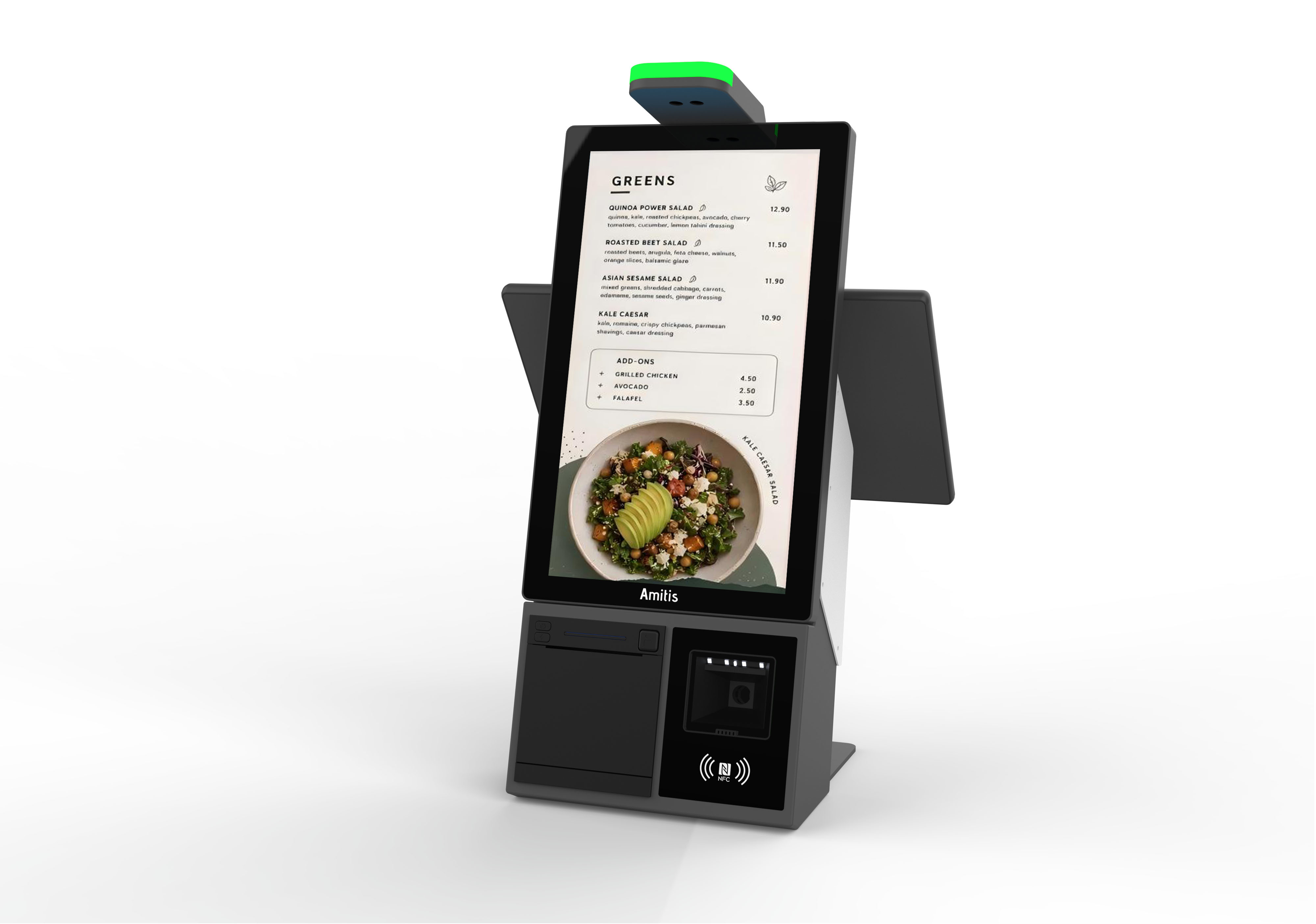 AI Powered Desktop Self Checkout Kiosk 15.6 With Custom Hardware Integration