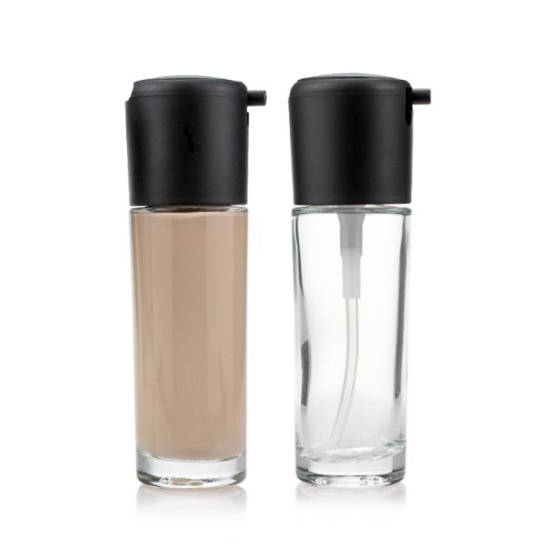 Garrafa líquida cosmética da fundação da bomba 30ml especial feita sob encomenda por atacado com bomba