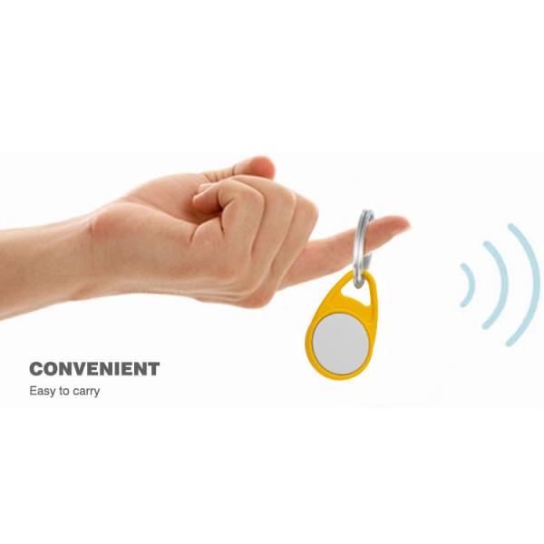 ABS Transparent RFID Key Fob Custom TK4100 Chip 2 - 10cm Reading Distance