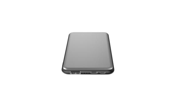 Unique USB C fast charging Type-C 4000mAh power bank Grey color