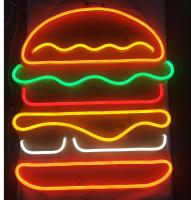 Les enseignes au néon faits sur commande de LED matraquent/la tension locale de C.C costume 12V de restaurant