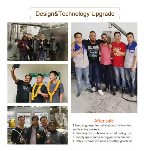 Machine de traitement du riz à double vis à haute automatisation 100 kg/h-900 kg/h Condition