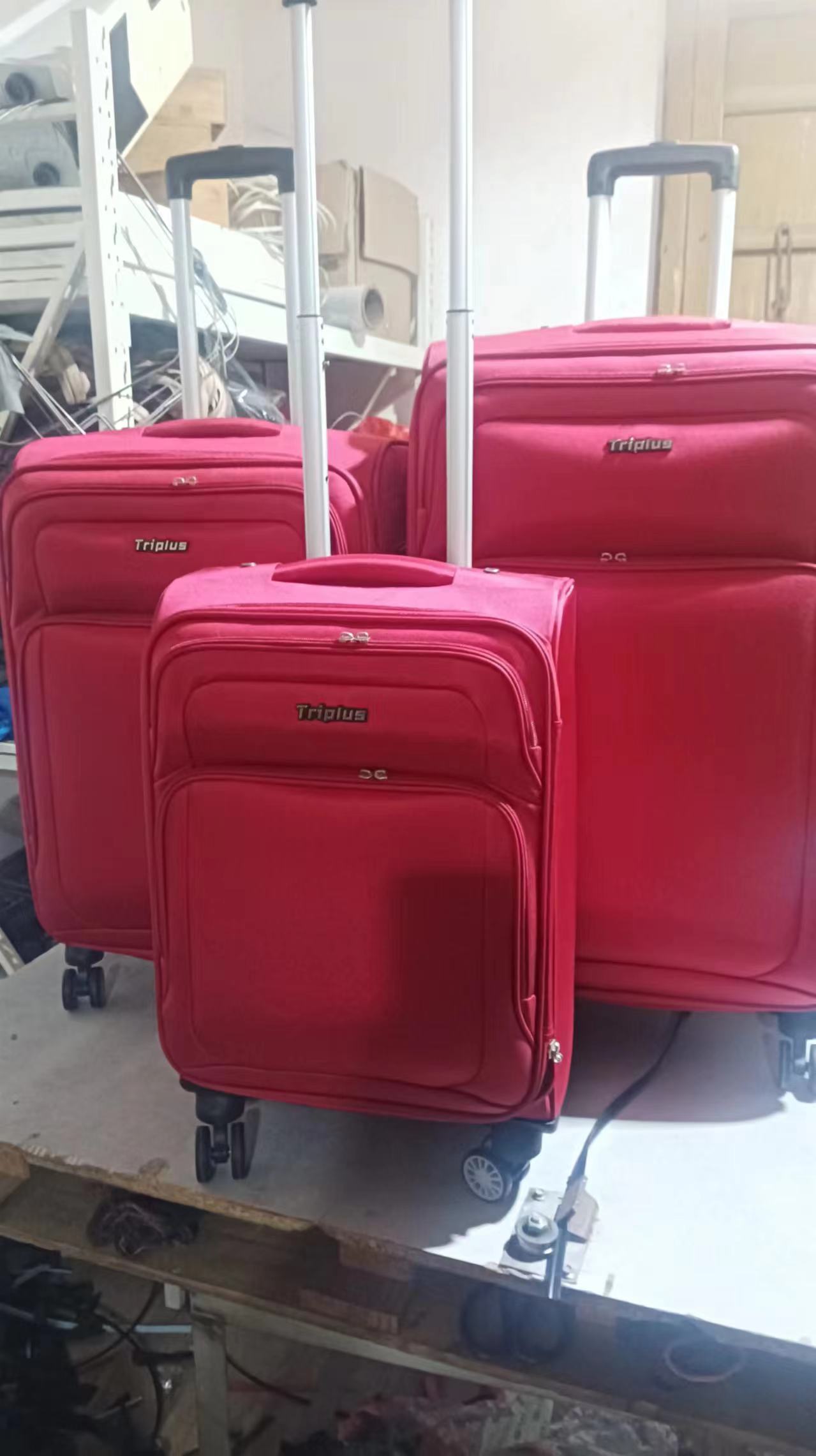 Unisex Multi-Color Customization Soft Edge Checked Luggage Set EVA Material With Wheels for Travel by Luggage Manufacturer
