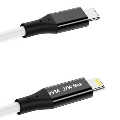 1m Braided USB C-C 60W Fast Charge Cable Black