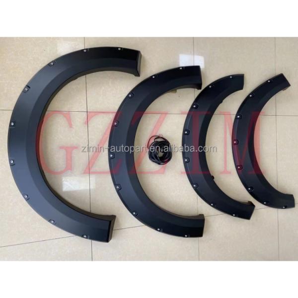 Auto Parts Plastic Black Wheel Arch Fender Flares Mudguards For F150 2021