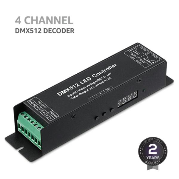 Тип сигнал ручного переключателя напряжения тока PWM дешифратора СИД DMX постоянн