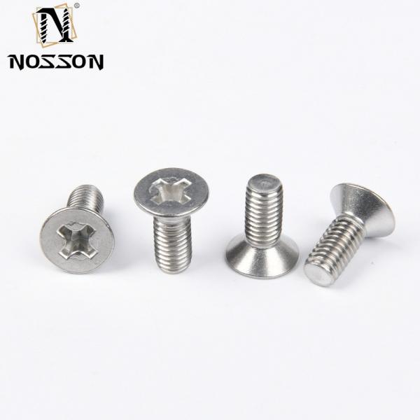 ZINC PLATED JIS Standard All Size DIN965 304 316 Stainless Steel Flat Head Cross Recessed Bolts Countersunk Head Phillips Machine Screw