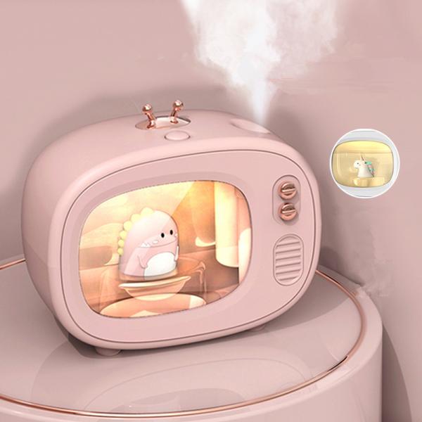 Creative TV Cute Pet Ultrasonic Air Humidifier Portable Wireless USB Rechargeable Cool Mist