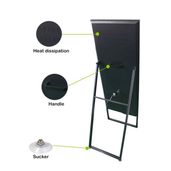 Плакат цифров складных Nits Signage 1000 LCD цифров портативный мобильный 32 дюйма 42 дюйма