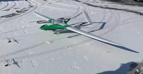 Tactical Drone 5meter Wingspan New Gasoline  VTOL 18Hours Endurance ,350Km Range for  Survey, Surveillance and Border Patrol