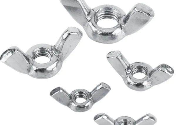M6 M10 M12 18-8 Noix d'aile en acier inoxydable Carré Noix d'aile ronde Noix de papillon DIN314 DIN315
