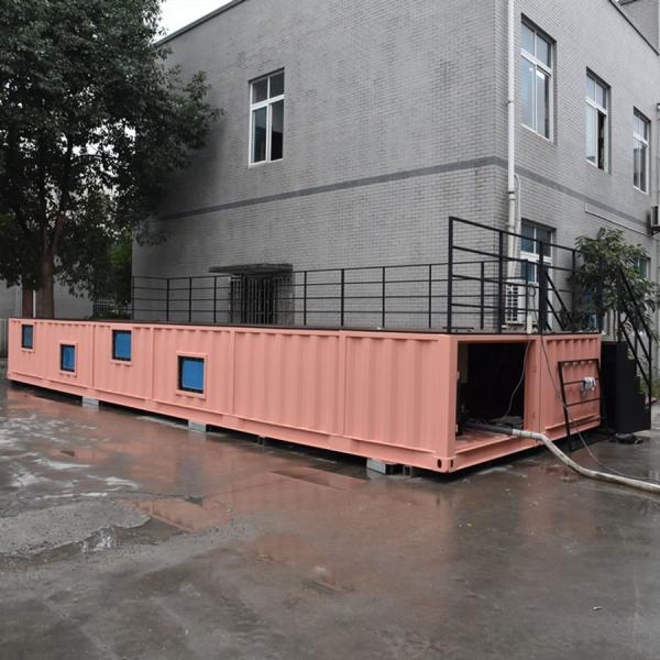 40FT Prefab Customized Size And Color Container Swimming Pool By Steel Material With Electrical And Plumping System