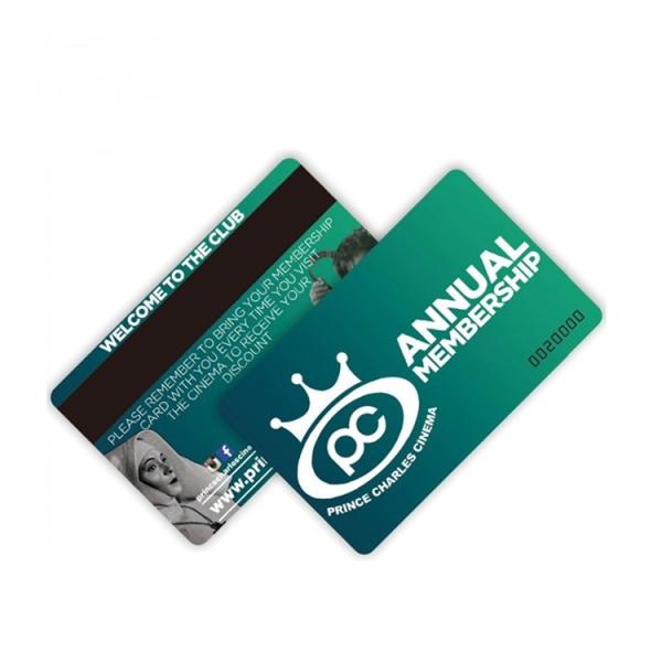 Gift Membership Business Magnetic Stripe 915mhz PVC Card