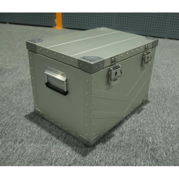 Red Aluminum Alloy Camping Tool Box For Truck Off Road Adventures