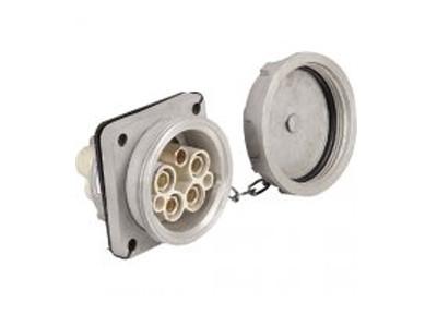 5P 250Amps IP67 protegem contra intempéries a número da peça industrial montada 4032 do soquete do receptáculo painel atual grande